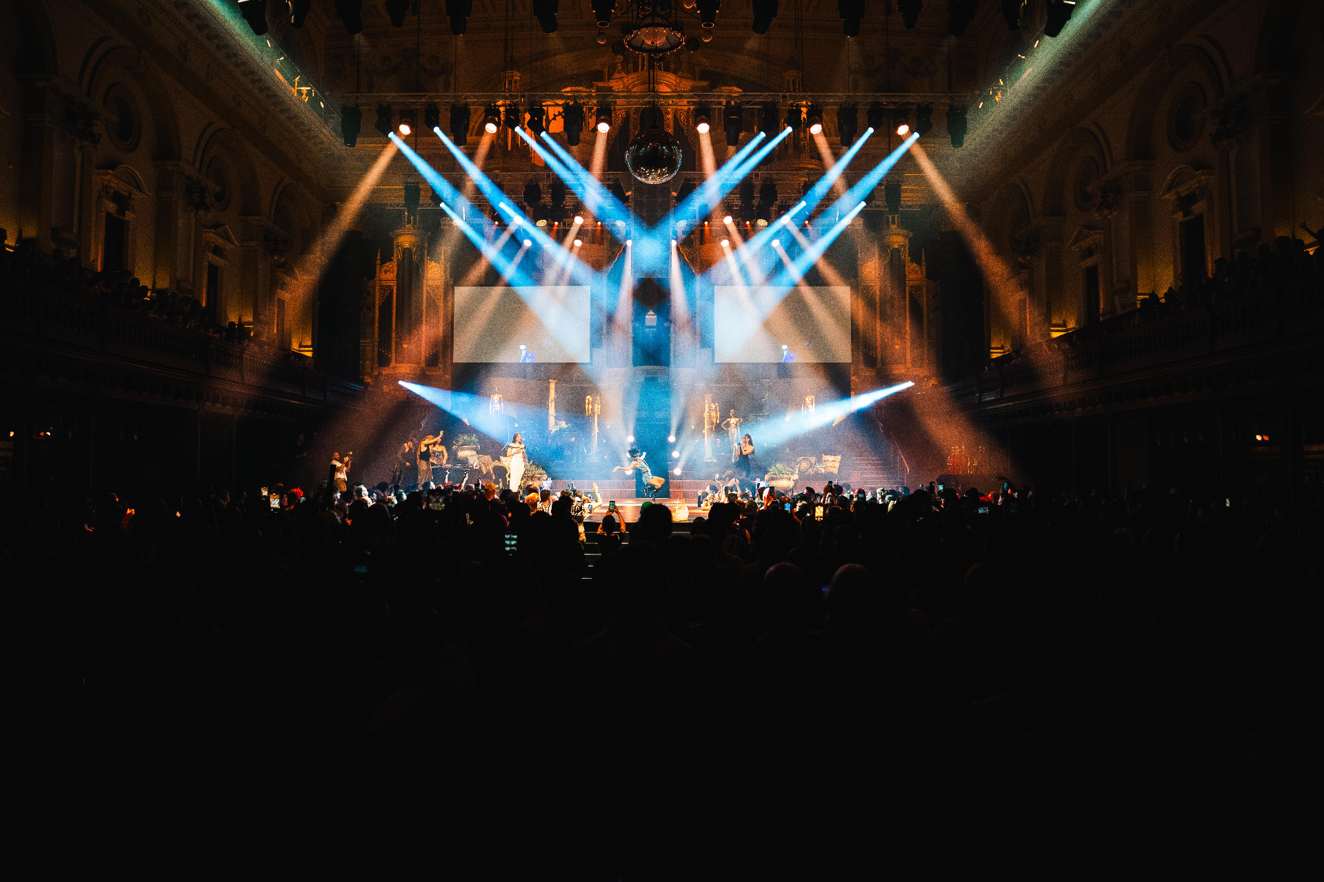 Red Bull x Sissy Ball stage lit at Sydney Town Hall