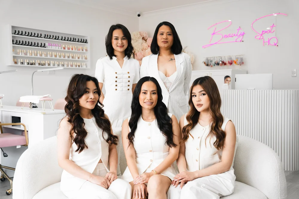 Beauty Spot HQ salon team group portrait