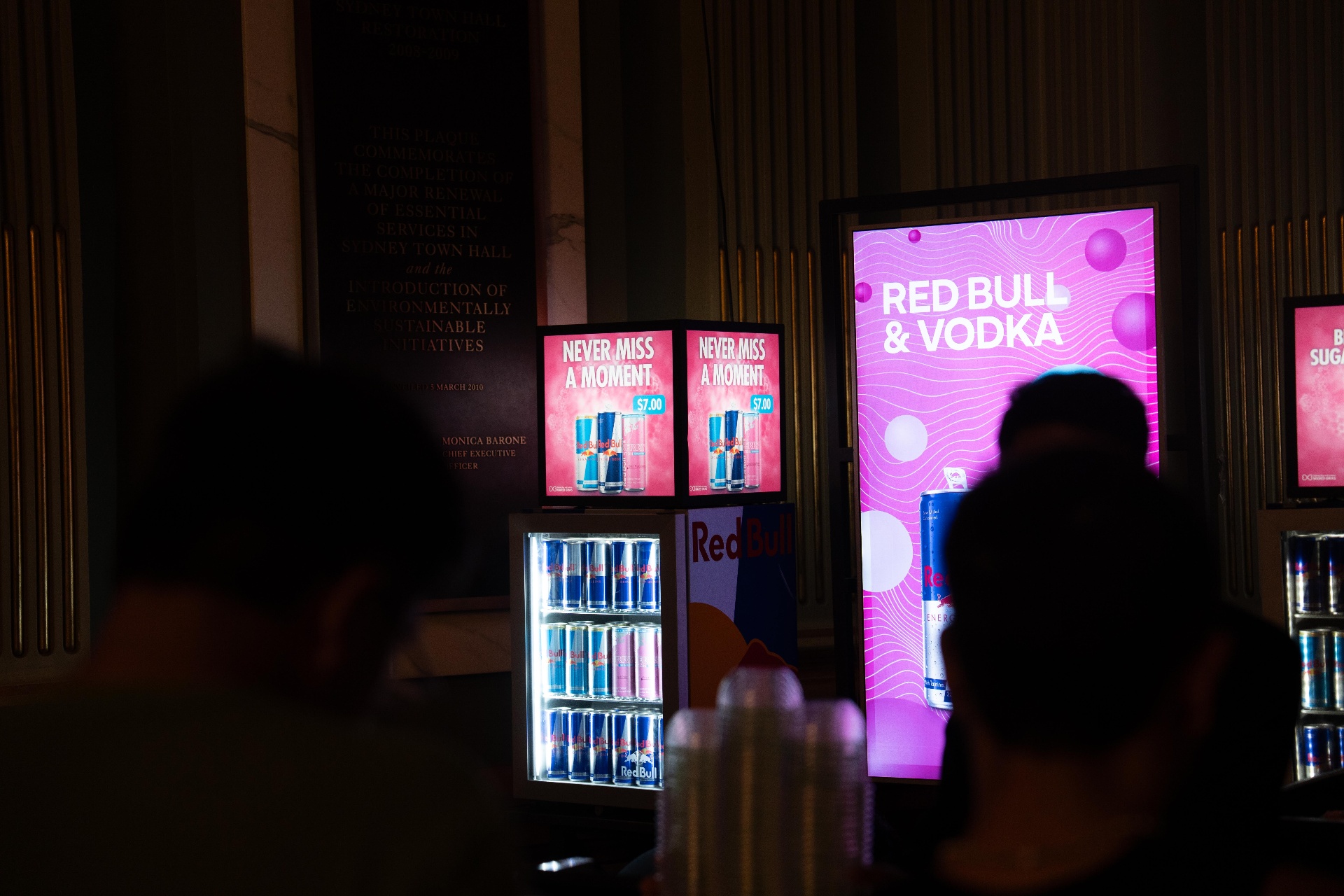 Red Bull & Vodka activation at Sydney Town Hall